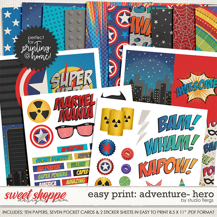 Adventure: HERO- EZ PRINT by Studio Flergs Adventure: HERO- EZ PRINT by Studio Flergs
