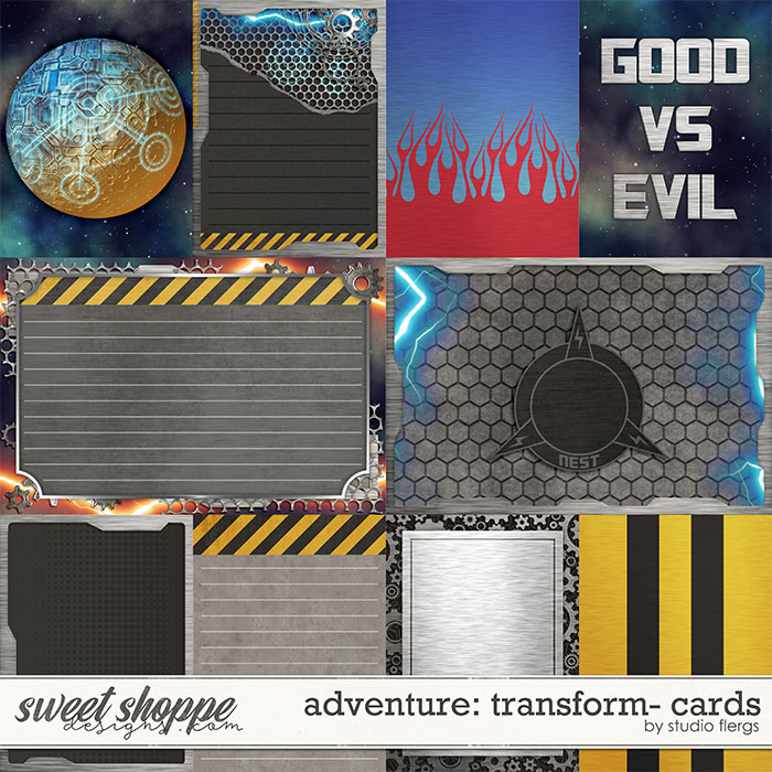 Adventure: Transform- CARDS by Studio Flergs