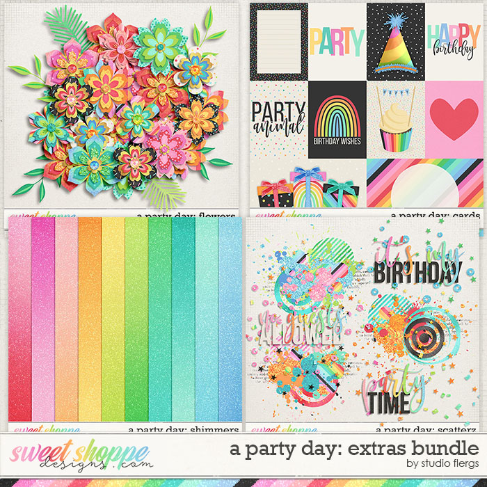 A Party Day: EXTRAS BUNDLE & *FWP* by Studio Flergs