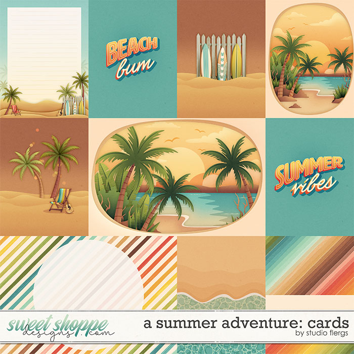 A Summer Adventure: CARDS by Studio Flergs