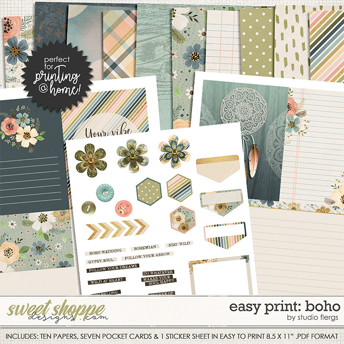 Boho: EZ PRINT by Studio Flergs Boho: EZ PRINT by Studio Flergs