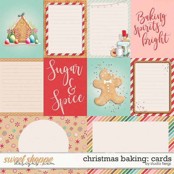 Christmas Baking: CARDS by Studio Flergs