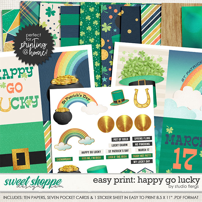 Happy Go Lucky: EZ PRINT by Studio Flergs Happy Go Lucky: EZ PRINT by Studio Flergs