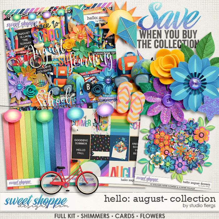 Hello: August- COLLECTION & *FWP* by Studio Flergs