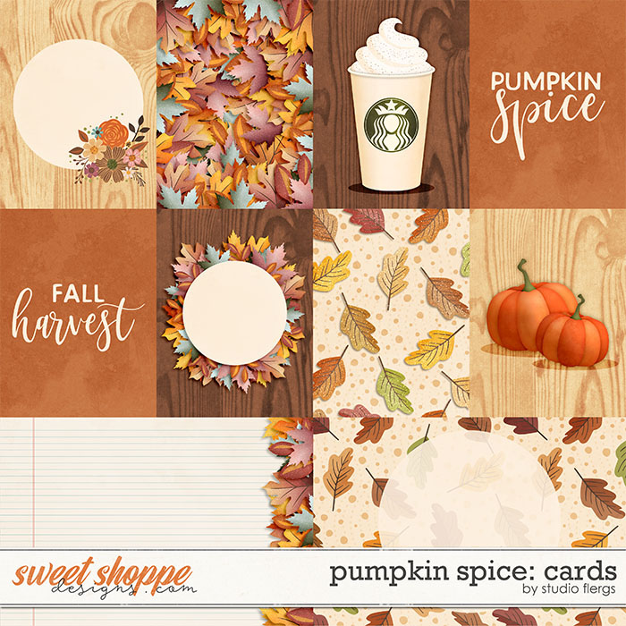 Pumpkin Spice: CARDS by Studio Flergs