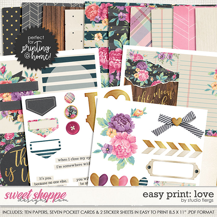 Scrap Your Stories: LOVE- EZ PRINT by Studio Flergs Scrap Your Stories: LOVE- EZ PRINT by Studio Flergs