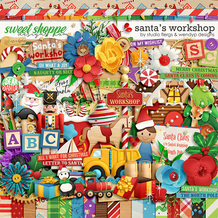 Santa's workshop by Studio Flergs & WendyP Designs