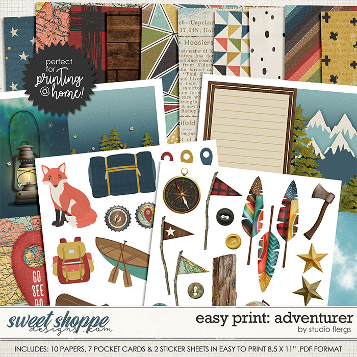 Adventurer: EZ PRINT by Studio Flergs Adventurer: EZ PRINT by Studio Flergs