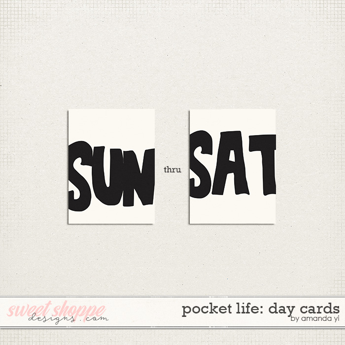 Pocket Life: Day Cards by Amanda Yi Pocket Life: Day Cards by Amanda Yi