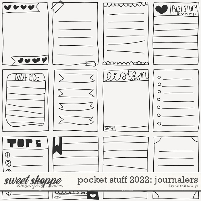 Pocket stuff 2022: journalers by Amanda Yi