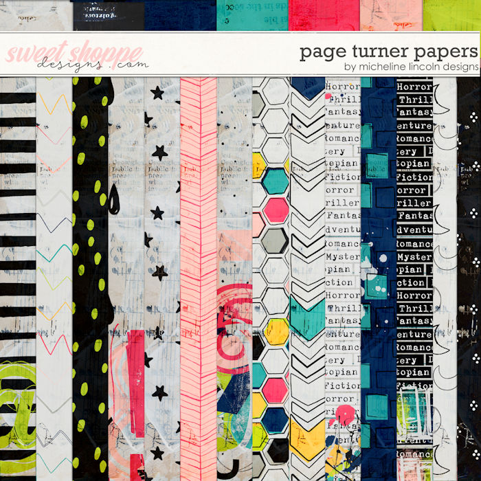 Page Turner Papers by Micheline Lincoln Designs Page Turner Papers by Micheline Lincoln Designs