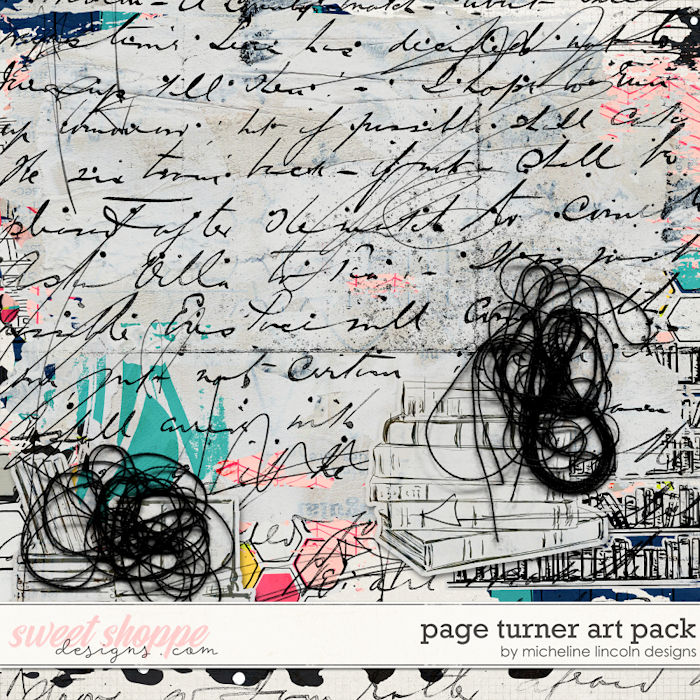 Page Turner Art Pack by Micheline Lincoln Page Turner Art Pack by Micheline Lincoln