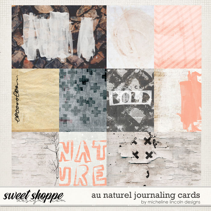 Au Naturel Journaling Cards by Micheline Lincoln Au Naturel Journaling Cards by Micheline Lincoln