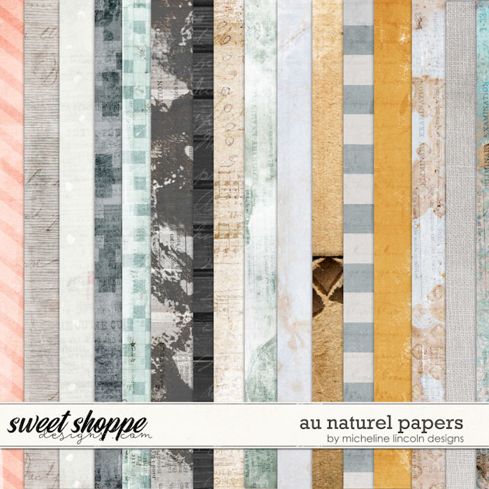 Au Naturel Papers by Micheline Lincoln Designs Au Naturel Papers by Micheline Lincoln Designs