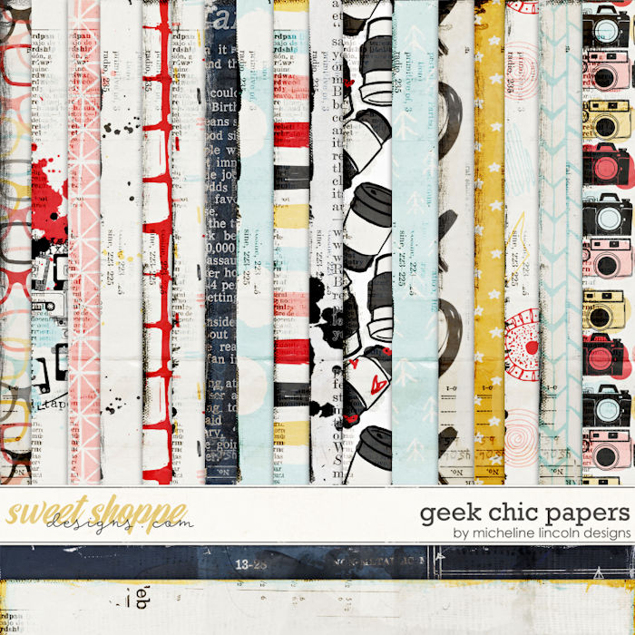 Geek Chic Papers by Micheline Lincoln Designs Geek Chic Papers by Micheline Lincoln Designs