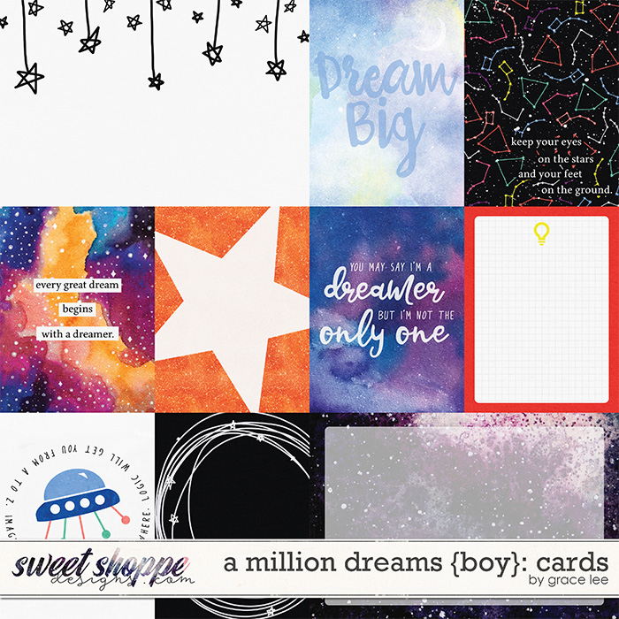 A Million Dreams {Boy}: Cards by Grace Lee