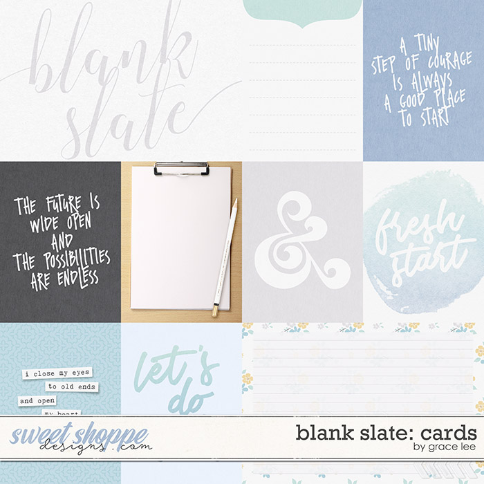 Blank Slate: Cards by Grace Lee