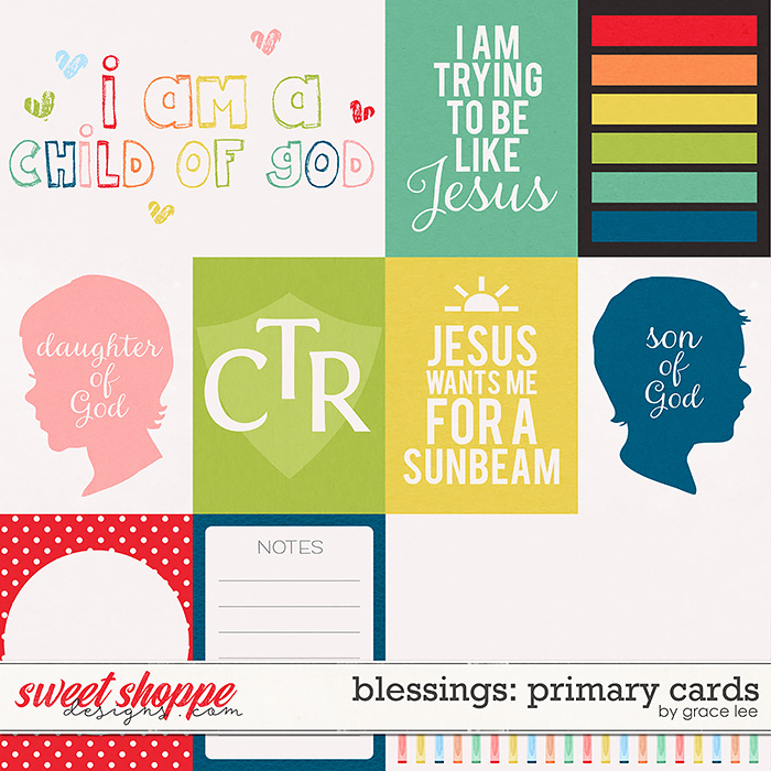 Blessings: Primary Cards by Grace Lee