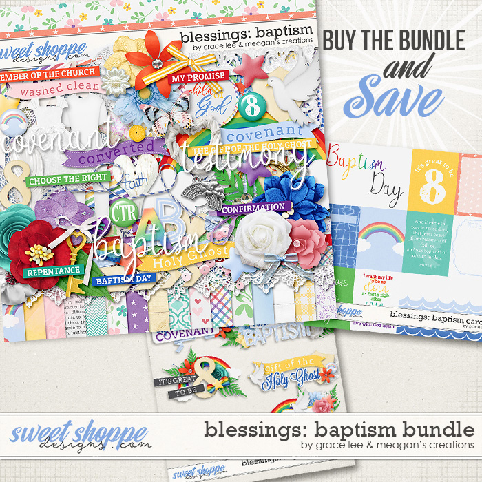 Blessings: Baptism Bundle by Grace Lee and Meagan's Creations