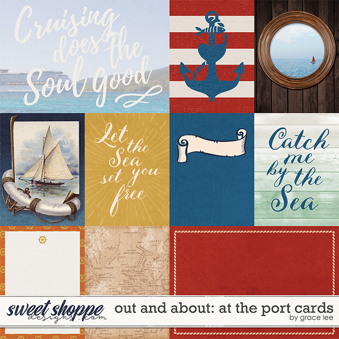 Out and About: At the Port: Cards by Grace Lee
