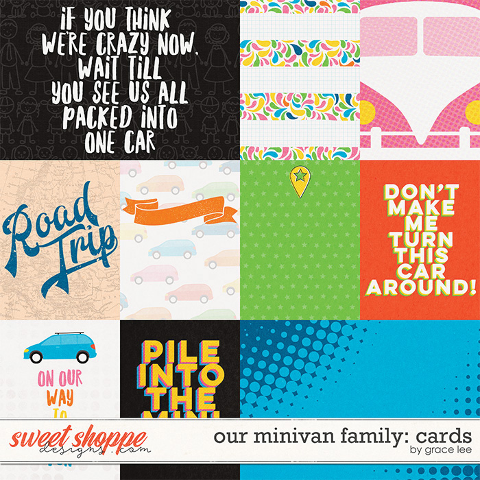 Our Minivan Family: Cards by Grace Lee