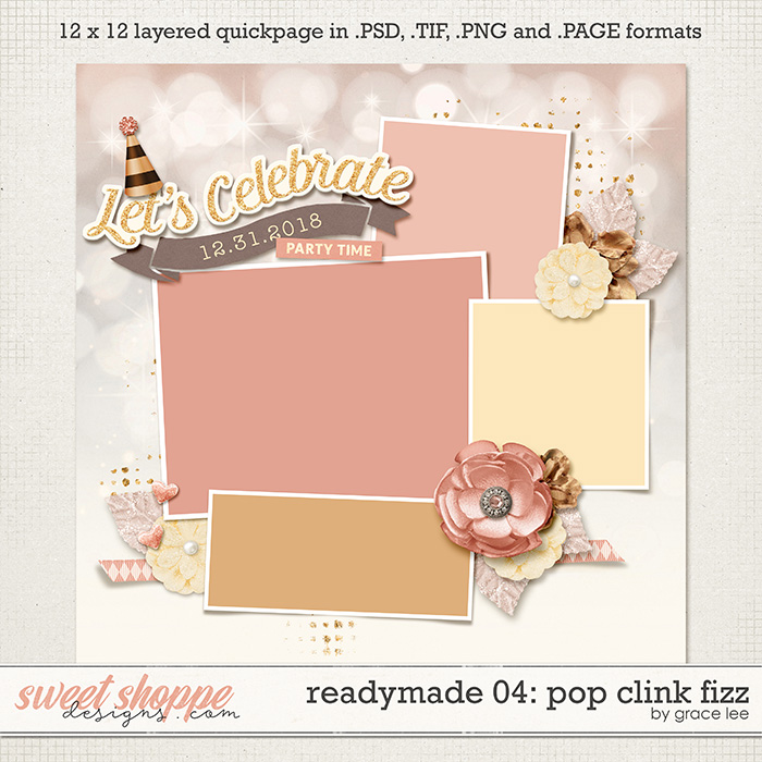 Readymade Template 04: Pop Fizz Clink by Grace Lee