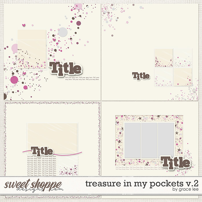 Treasures In My Pockets Templates Vol. 2 by Grace Lee
