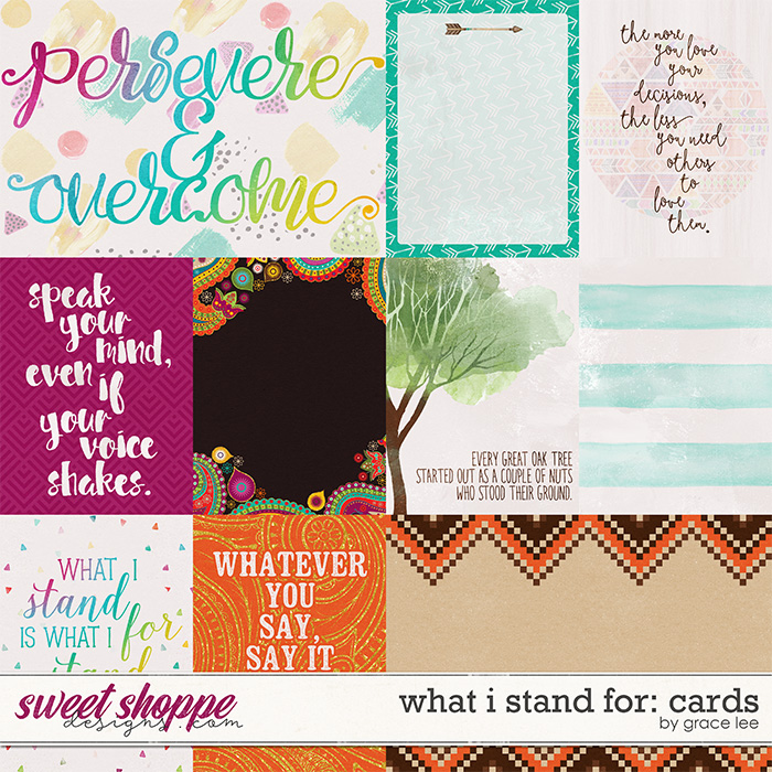 What I Stand For: Cards by Grace Lee