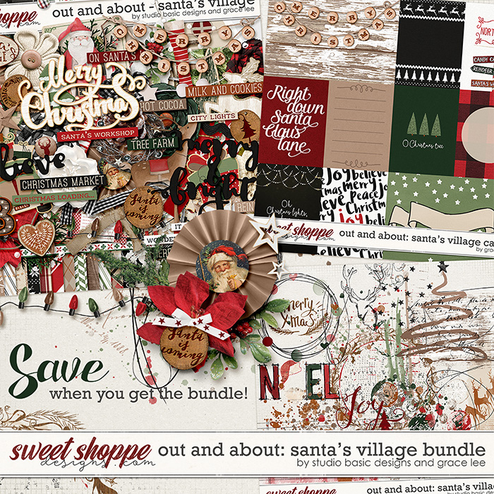 Out and About: Santa's Village Bundle by Grace Lee and Studio Basic