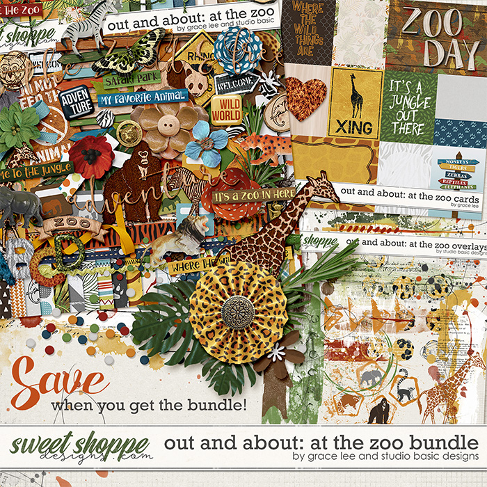 Out and About: At the Zoo Bundle by Grace Lee and Studio Basic 