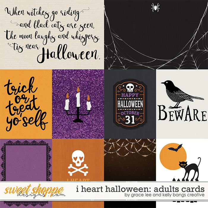 I Heart Halloween: Adults Cards by Grace Lee and Kelly Bangs Creative