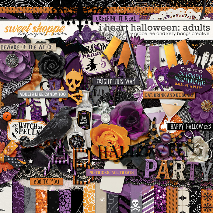 I Heart Halloween: Adults by Grace Lee and Kelly Bangs Creative