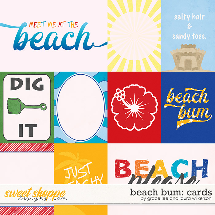 Beach Bum Cards by Grace Lee and Laura Wilkerson