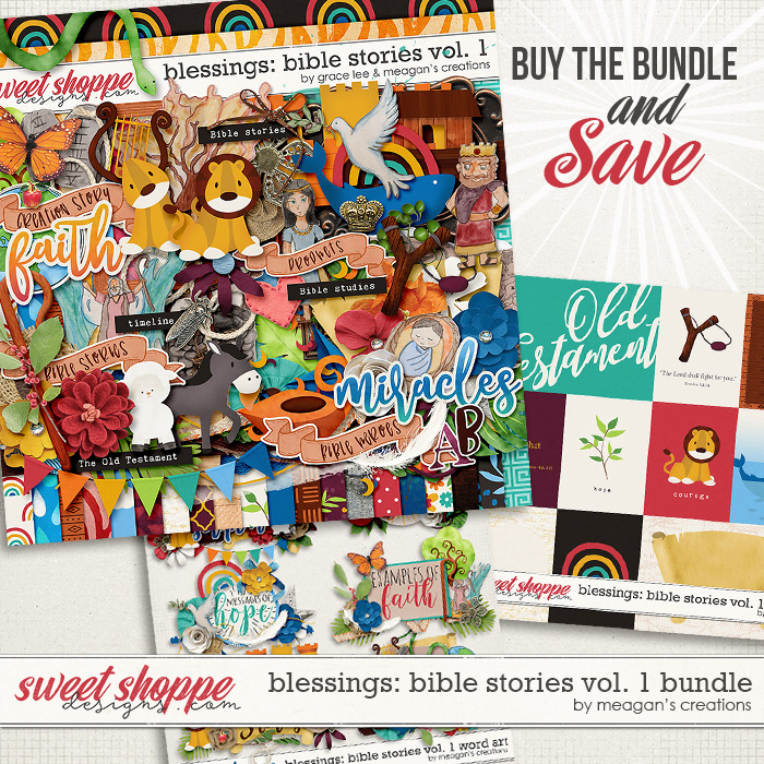 Blessings: Bible Stories Vol. 1 Bundle by Grace Lee and Meagan's Creations