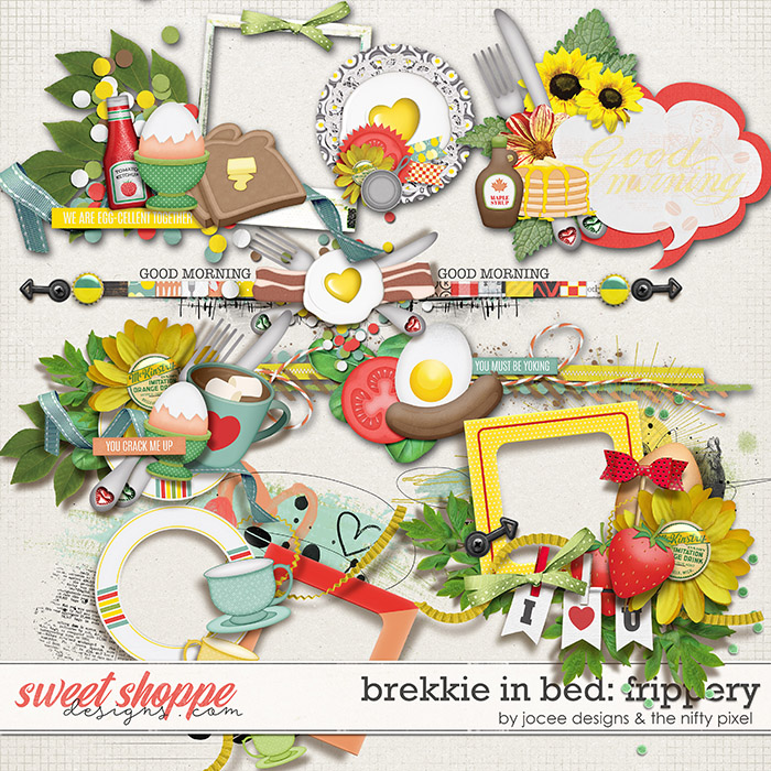 Brekkie In Bed Frippery by JoCee Designs and The Nifty Pixel