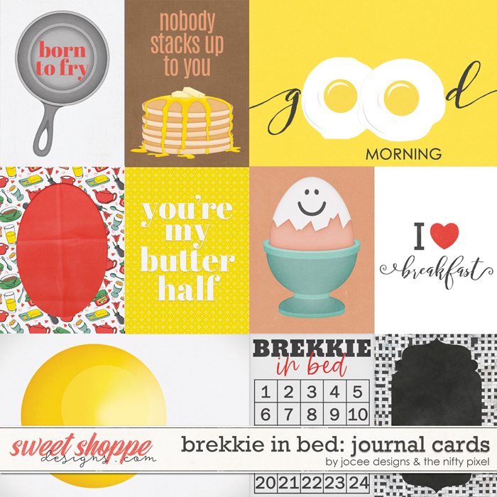 Brekkie In Bed Cards by JoCee Designs and The Nifty Pixel
