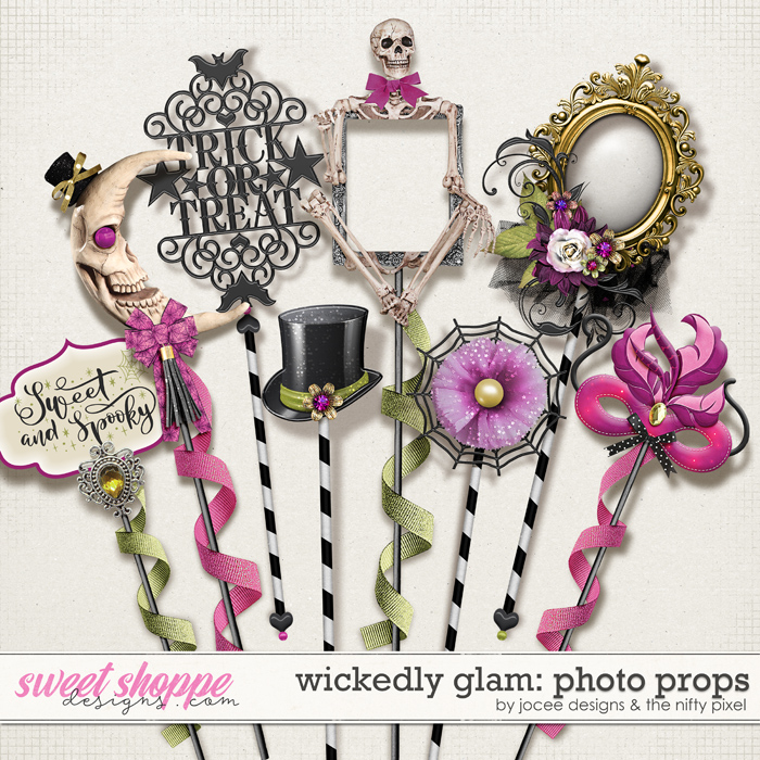 Wickedly Glam Photo Props by JoCee Designs and The Nifty Pixel