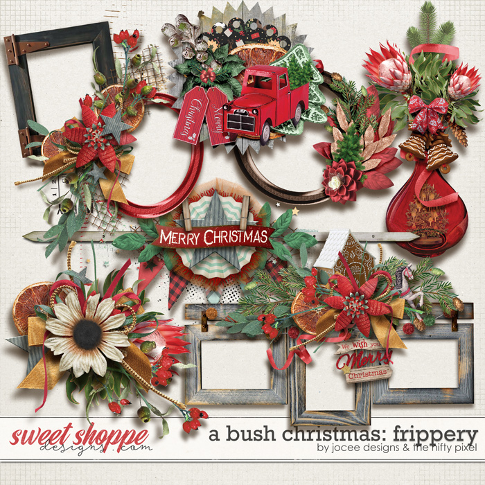 A Bush Christmas Frippery by JoCee Designs and The Nifty Pixel
