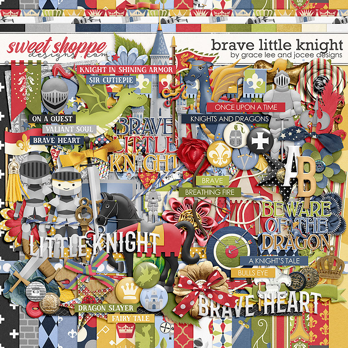 Brave Little Knight by Grace Lee and JoCee Designs