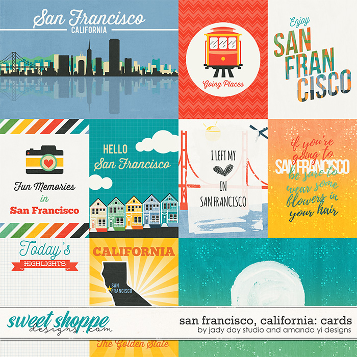 San Francisco, California : Cards by Jady Day Studio & Amanda Yi San Francisco, California : Cards by Jady Day Studio & Amanda Yi