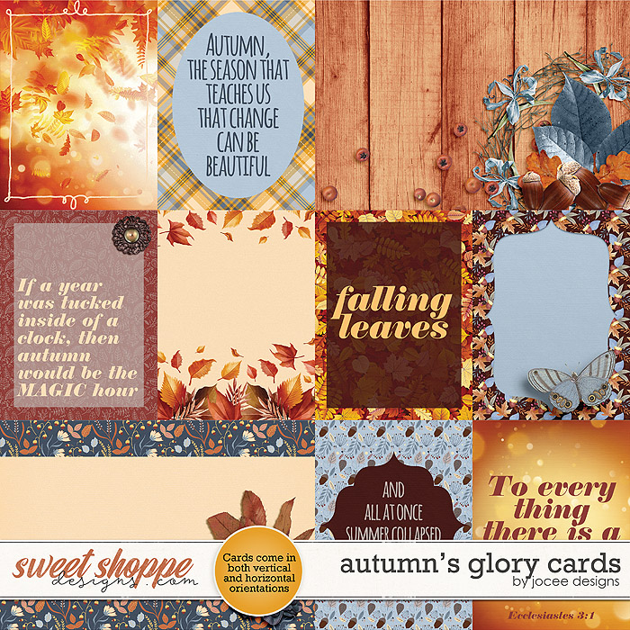 Autumns Glory Cards by JoCee Designs