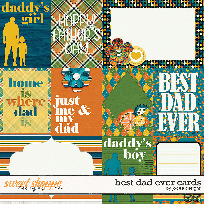 Best Dad Ever Cards by JoCee Designs