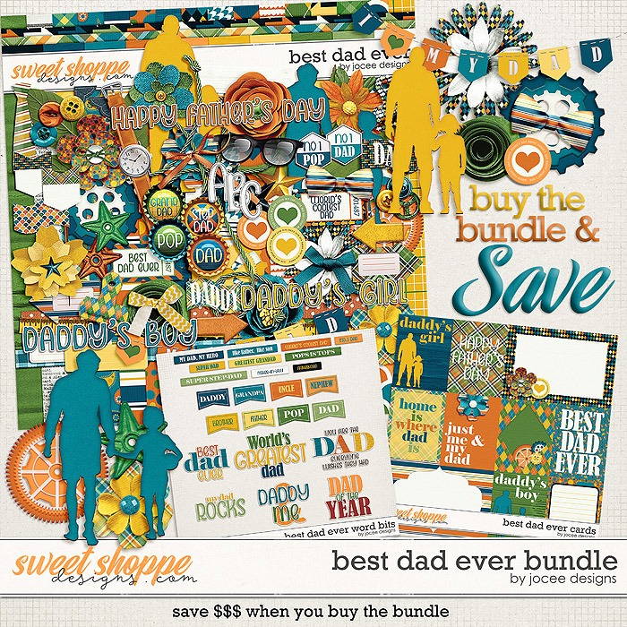 Best Dad Ever Bundle by JoCee Designs