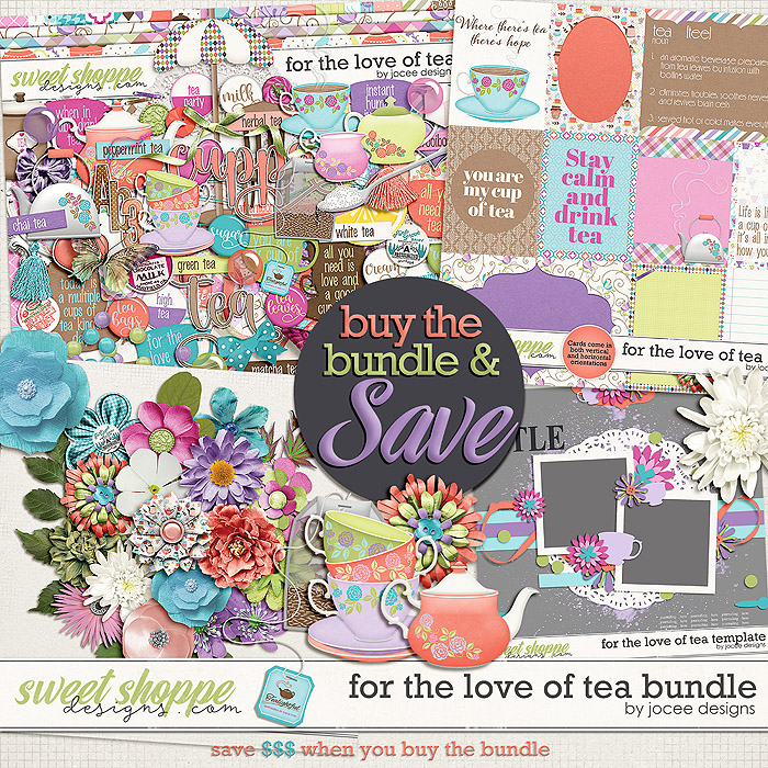 For the Love of Tea Bundle by JoCee Designs