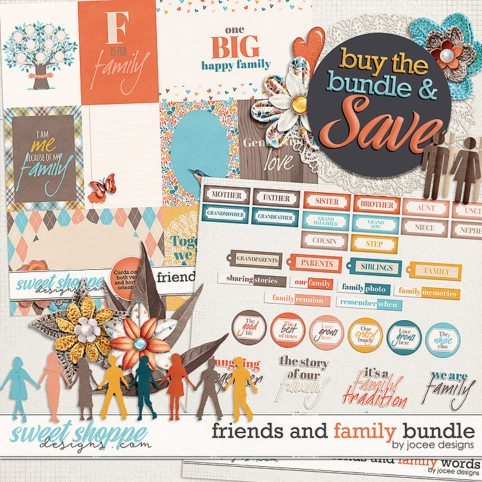 Friends and Family – Family Mini Bundle by JoCee Designs