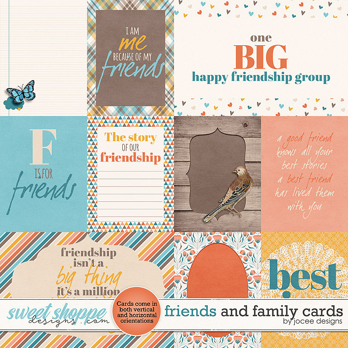 Friends and Family – Friends Cards by JoCee Designs