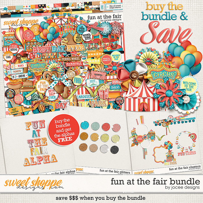 Fun At The Fair Bundle with FWP Alphas by JoCee Designs