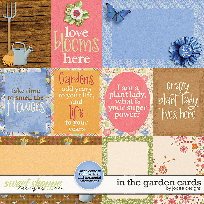 In the Garden Cards by JoCee Designs