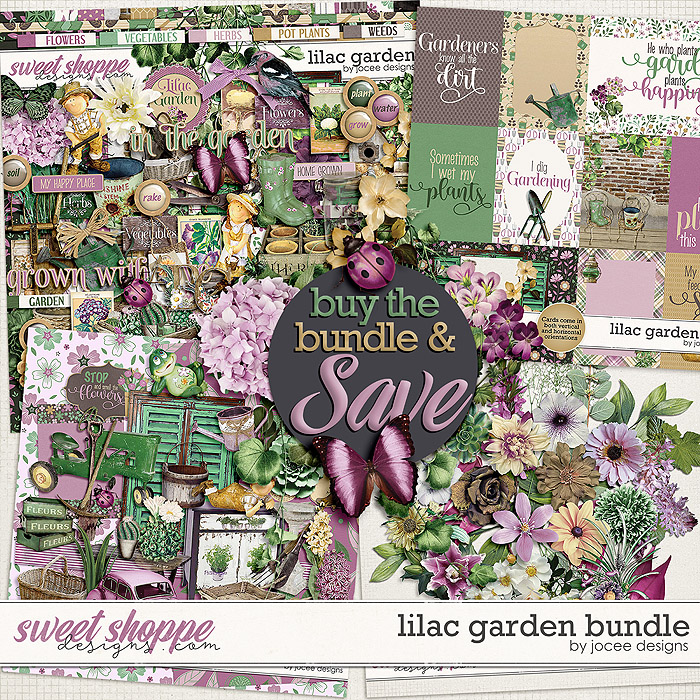 Lilac Garden Bundle by JoCee Designs