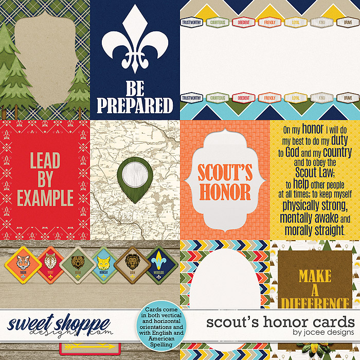 Scouts Honor Cards by JoCee Designs